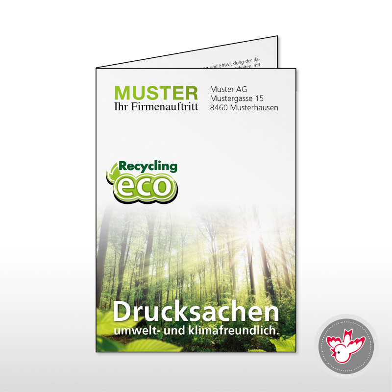 Flyer drucken, Witzig Druck A
