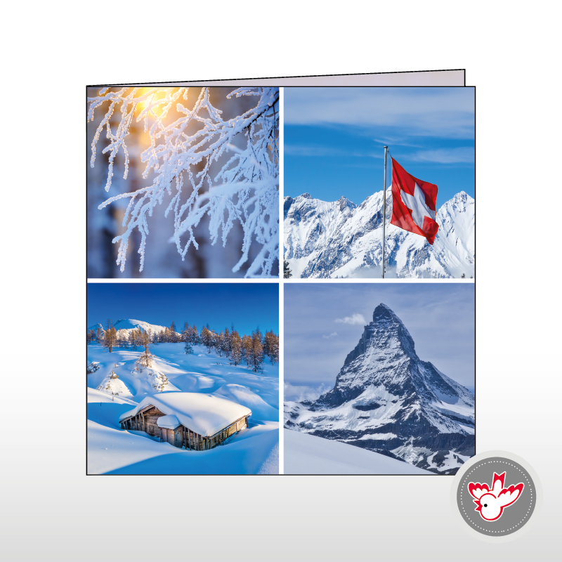 Weihnachtskarte drucken, Witzig Druck AG