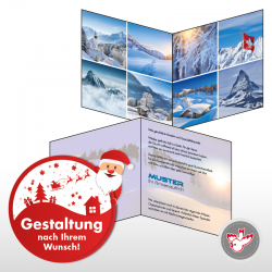 Winterlandschaft Schweiz Collage