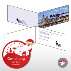 Weihnachtskarte Munot drucken, Witzig Druck AG