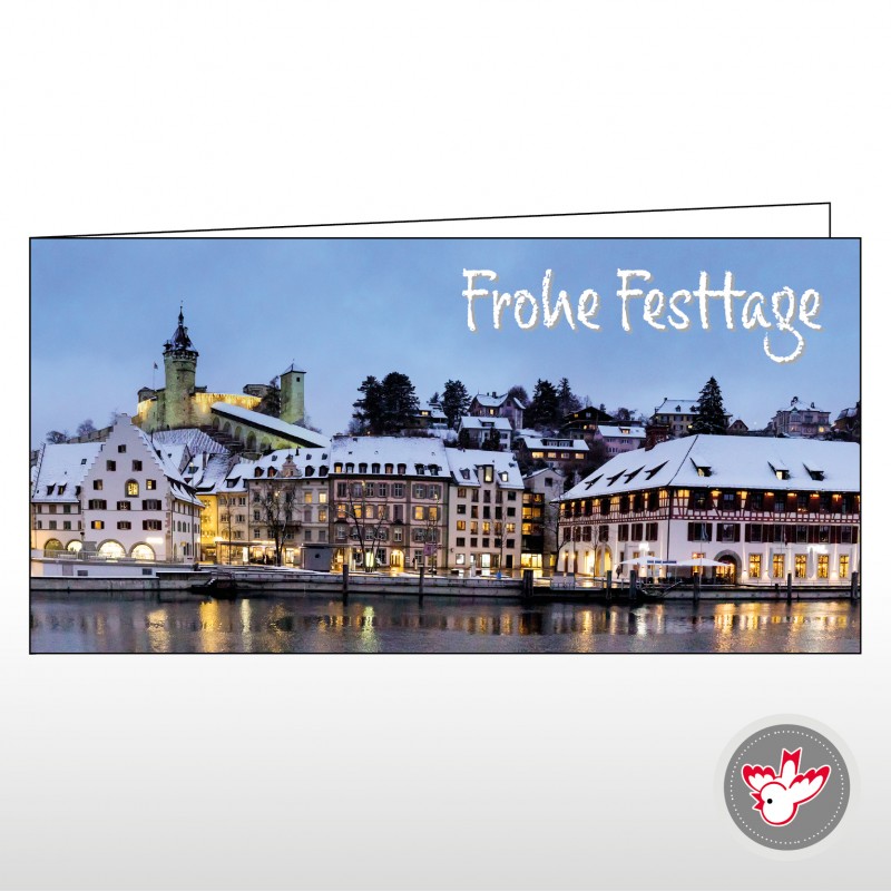 Weihnachtskarte Munot, Witzig Druck AG