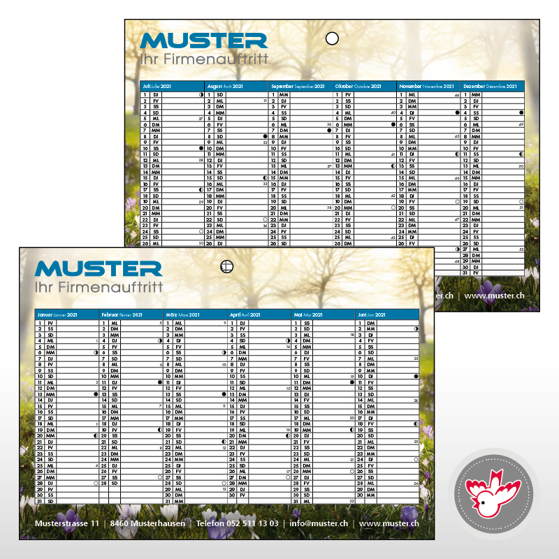Kalender drucken, Witzig Druck AG