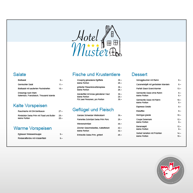 Tischset drucken, Witzig Druck AG