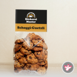 Etiketten Guetzli Sack Sackreiter drucken, Witzig Druck AG