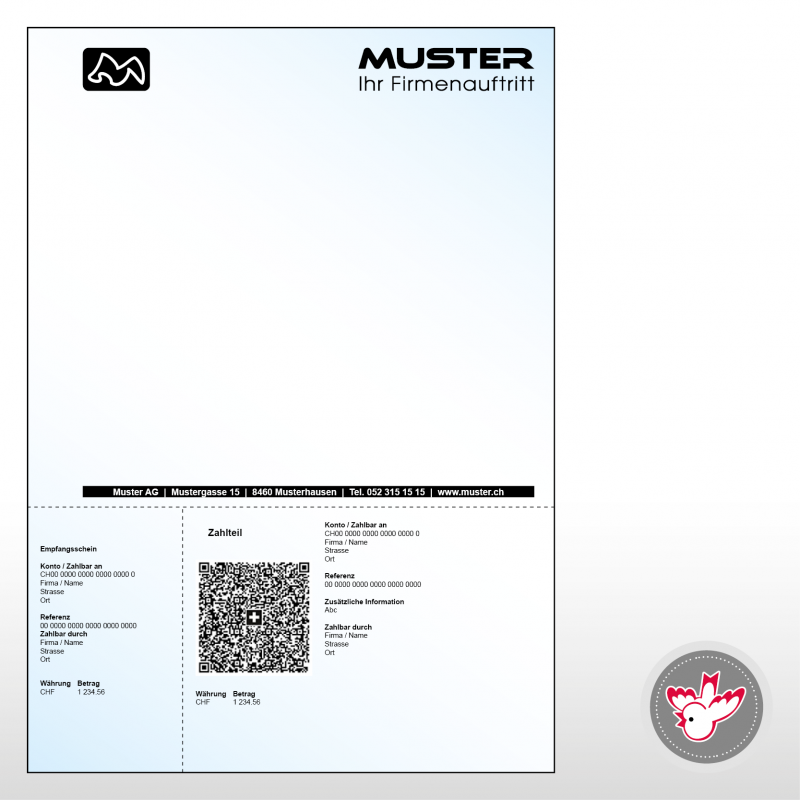 QR Schein drucken, Witzig Druck AG