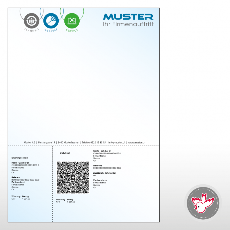 QR Schein drucken, Witzig Druck AG