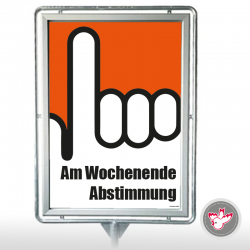 Plakat Abstimmung drucken, Witzig Druck AG