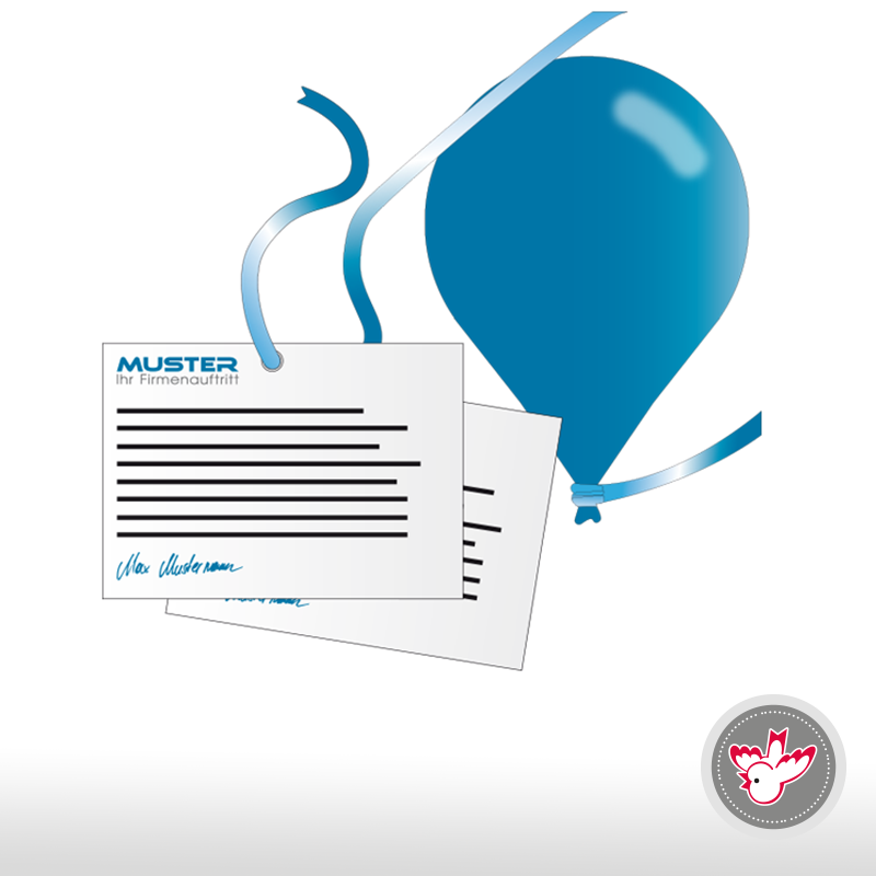 Ballonkarten drucken, Witzig Druck AG