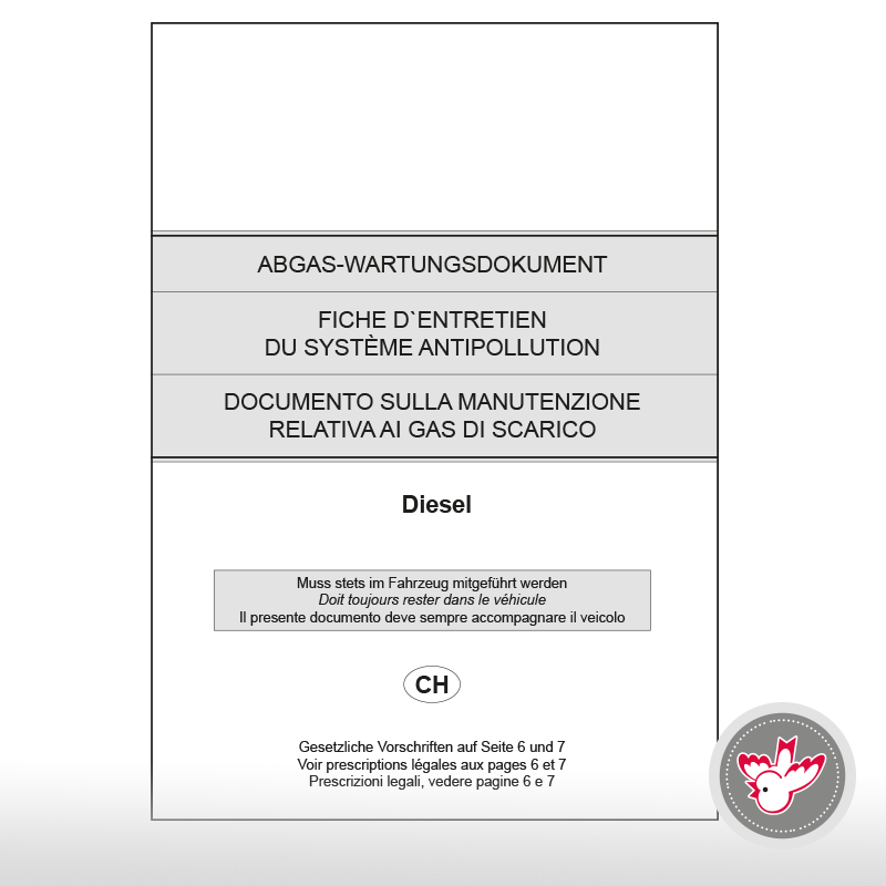 Abgas-Wartungsdokument, Witzig Druck AG