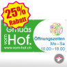 Banner drucken 25% Rabatt, Witzig Druck AG