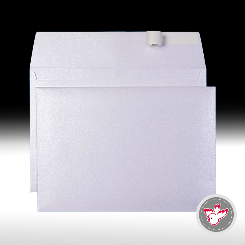 Kuvert Metallic weiss, Witzig Druck AG