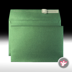 Kuvert Metallic grün, Witzig Druck AG