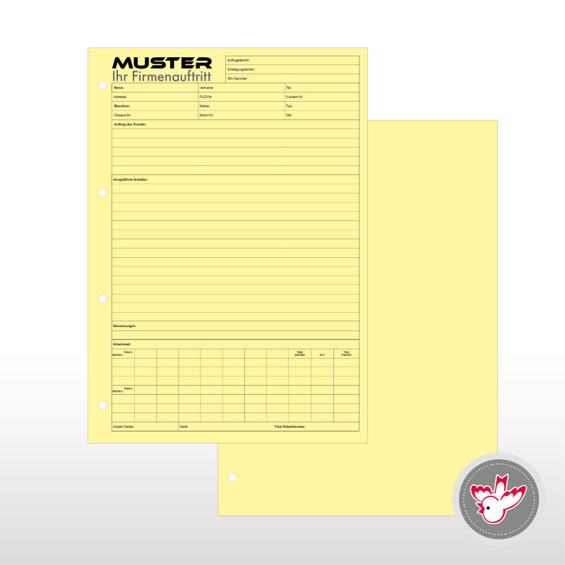 Werkstattkarten Druck nach Ihrem Wunsch, Witzig Druck AG