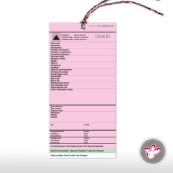 Reparatur-Etikette drucken, Witzig Druck AG