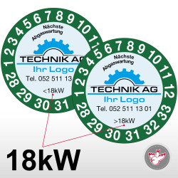 Abgaskleber drucken, Witzig Druck AG