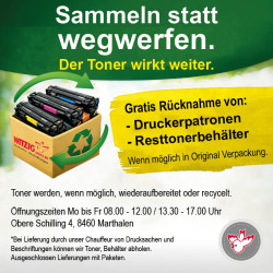 Toner Recycling Witzig Druck AG