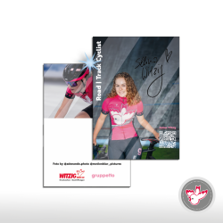 Autogrammkarten Selina Witzig, Witzig Druck AG, glanz, Unterschrift