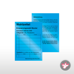 Stimmzettel Wahlzettel drucken, Witzig Druck AG
