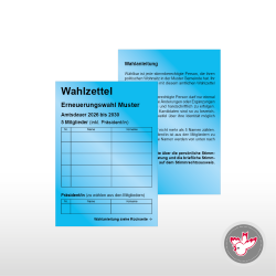Stimmzettel Wahlzettel drucken, Witzig Druck AG