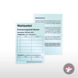 Stimmzettel Wahlzettel drucken, Witzig Druck AG