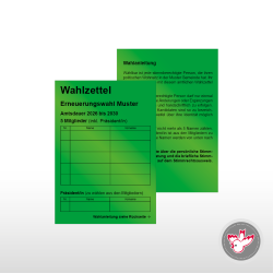 Stimmzettel Wahlzettel drucken, Witzig Druck AG