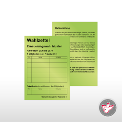 Stimmzettel Wahlzettel drucken, Witzig Druck AG