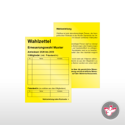 Stimmzettel Wahlzettel drucken, Witzig Druck AG