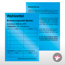 Stimmzettel Wahlzettel drucken, Witzig Druck AG