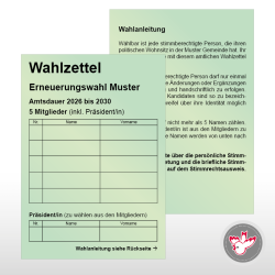 Stimmzettel Wahlzettel drucken, Witzig Druck AG