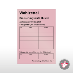 Stimmzettel Wahlzettel drucken, Witzig Druck AG