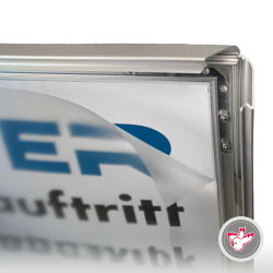 Kundenstopper, Plaket, Witzig Druck AG, Folie