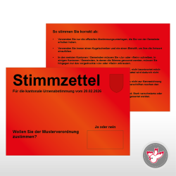 Stimmzettel drucken, Witzig Druck AG