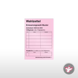 Stimmzettel Wahlzettel drucken, Witzig Druck AG