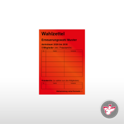 Stimmzettel Wahlzettel drucken, Witzig Druck AG