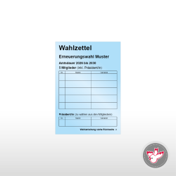 Stimmzettel Wahlzettel drucken, Witzig Druck AG