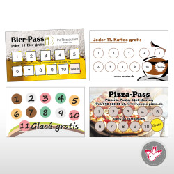 trodat. Stempel, Restaurant, Bar, Bierpass, Kaffeepass, Pizzapass