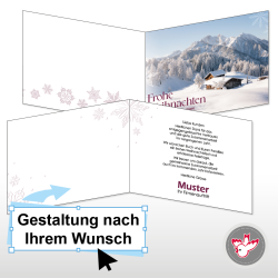 Weihnachtskarten drucken, Witzig Druck AG, Kugelwinter, Kollektion, 2026, 2027