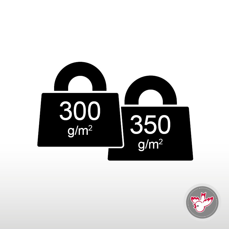 300 - 350 g/m², FSC