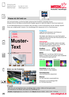 PDF Druckfertige Daten Plakat A3