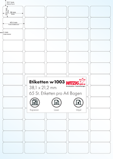 Kopieretiketten_W1003