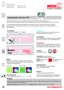 PDF Druck A5 quer 4 Seiten