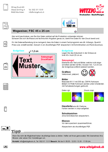 Wegweiser 45x25: Download PDF